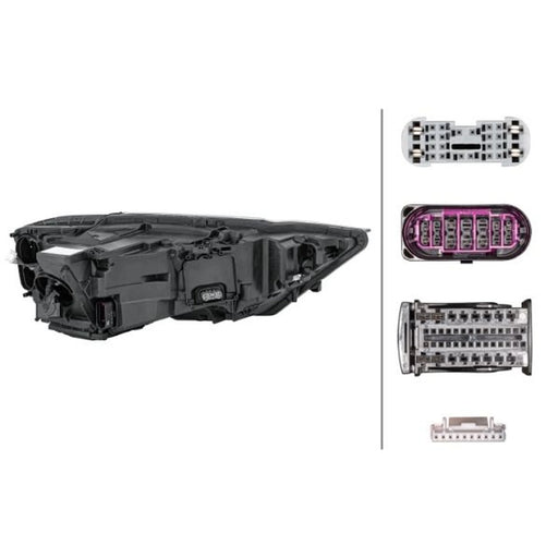 Hella Headlight Headlamp LED Left 1LX 012 865-431