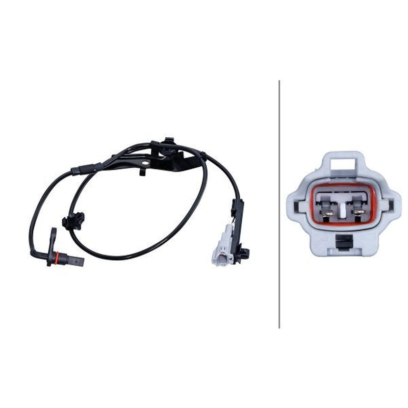Hella ABS Wheel Speed Sensor Rear Right 6PU 230 048-731