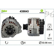 Valeo Car Alternator 12V 439843