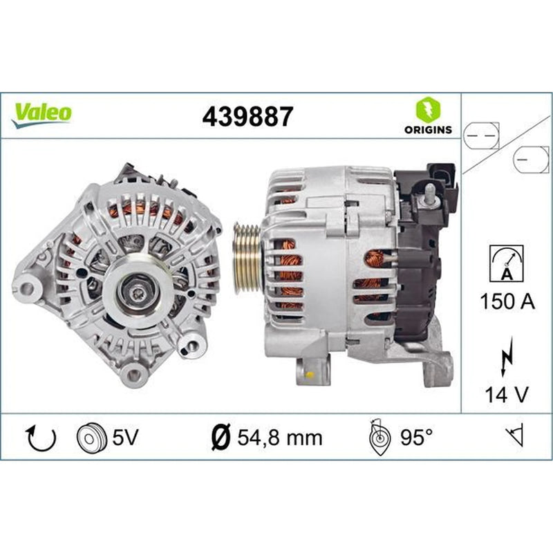 Valeo Car Alternator 12V 439887