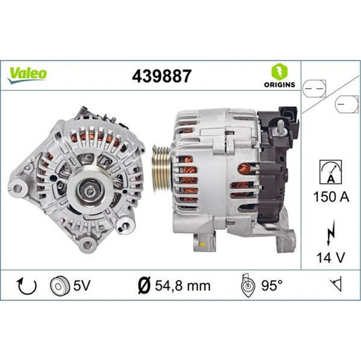 Valeo Car Alternator 12V 439887