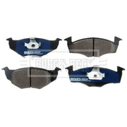 Borg & Beck 4 x Front Brake Pad Set BBP1555