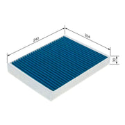Bosch Cabin Air Filter (Pollen Filter) 0 986 628 573