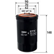 Valeo Engine Oil Filter 586121