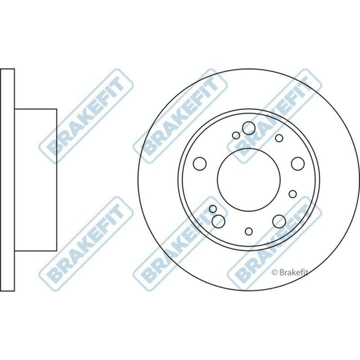 Apec Brake Disc Front Fits Citroen C25 Fiat Ducato Peugeot J5/Express Apec  - Town Parts