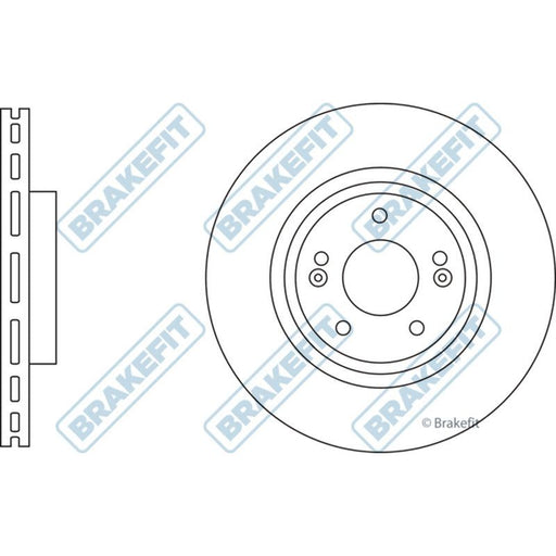 Apec Brake Disc Front Fits Hyundai Santa Fe Kia Sorento Apec  - Town Parts