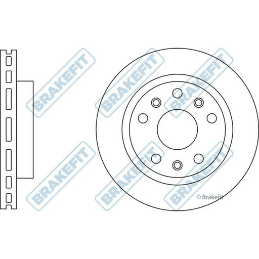 Apec Brake Disc Front Fits Peugeot 308 Apec  - Town Parts