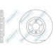 Apec Brake Disc Front Fits Jaguar/Daimler E Pace Land Rover Discovery Apec  - Town Parts