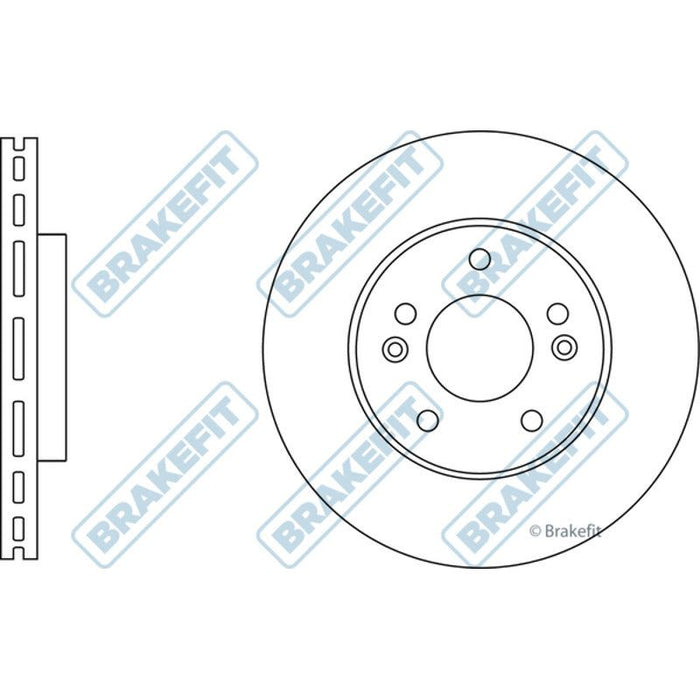 Apec Brake Disc Front Fits Hyundai Kona Veloster Kia Ceed Apec  - Town Parts