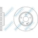 Apec Brake Disc Front Fits Mercedes A Class B Cla Gla Drilled Version Apec  - Town Parts