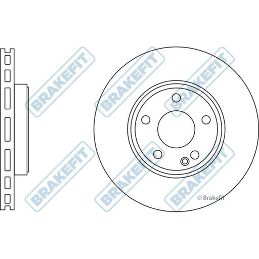 Apec Brake Disc Front Fits Mercedes A Class B Apec  - Town Parts