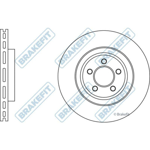 Apec Brake Disc Front Fits Jeep Cherokee Apec  - Town Parts