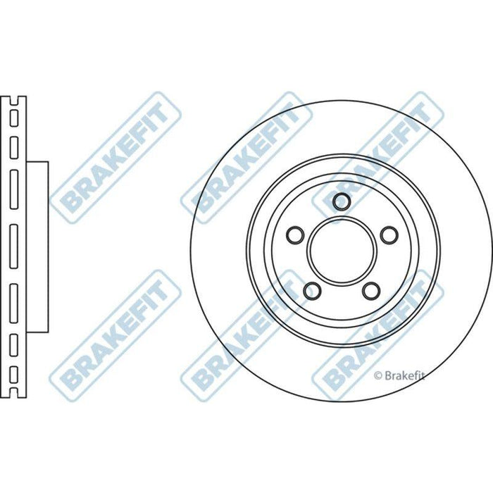 Apec Brake Disc Front Fits Jeep Cherokee Apec  - Town Parts