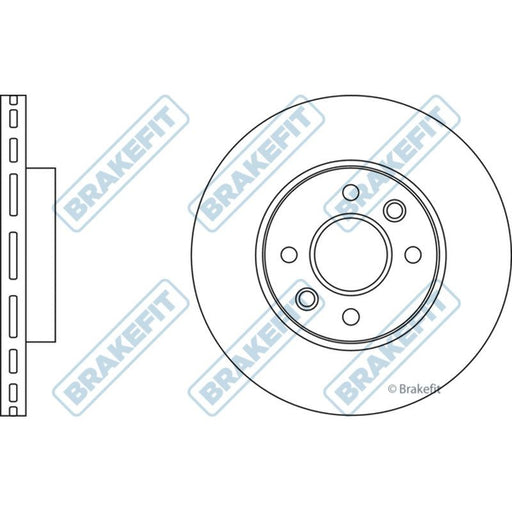 Apec Brake Disc Front Fits Kia Rio Apec  - Town Parts