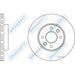 Apec Brake Disc Front Fits Kia Rio Apec  - Town Parts