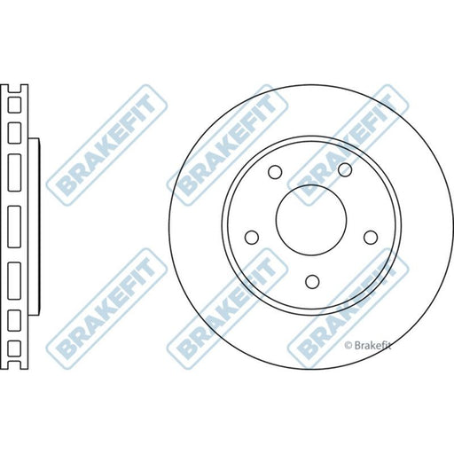 Apec Brake Disc Front Fits Chrysler Voyager Dodge Journey Apec  - Town Parts