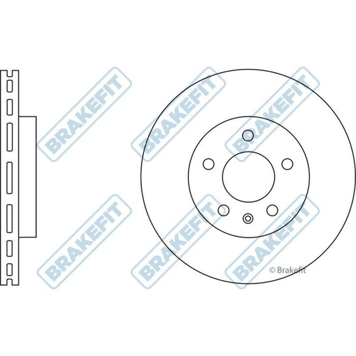 Apec Brake Disc Front Fits Chevrolet Captiva Opel Antara Vauxhall Apec  - Town Parts