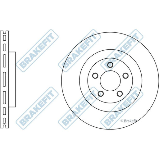 Apec Brake Disc Front Fits Chrysler 300 Apec  - Town Parts