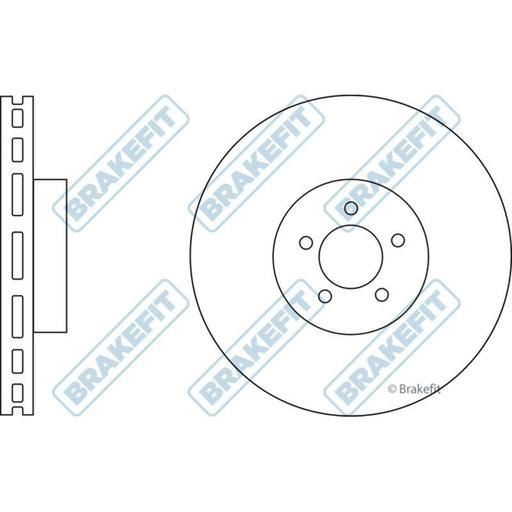 Apec Brake Disc Front Fits Jaguar/Daimler F Type S Xf Xj Series Xk Apec  - Town Parts