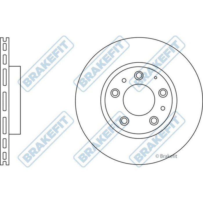 Apec Brake Disc Front Fits Mazda Mx5 Apec  - Town Parts