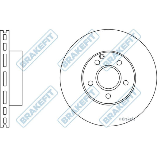 Apec Brake Disc Front Fits Mercedes C Class Apec  - Town Parts