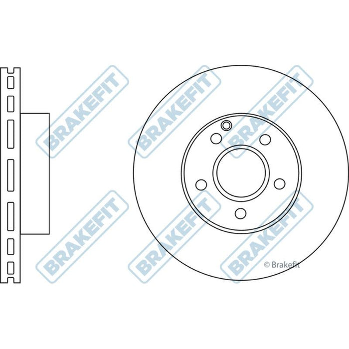 Apec Brake Disc Front Fits Mercedes C Class Apec  - Town Parts