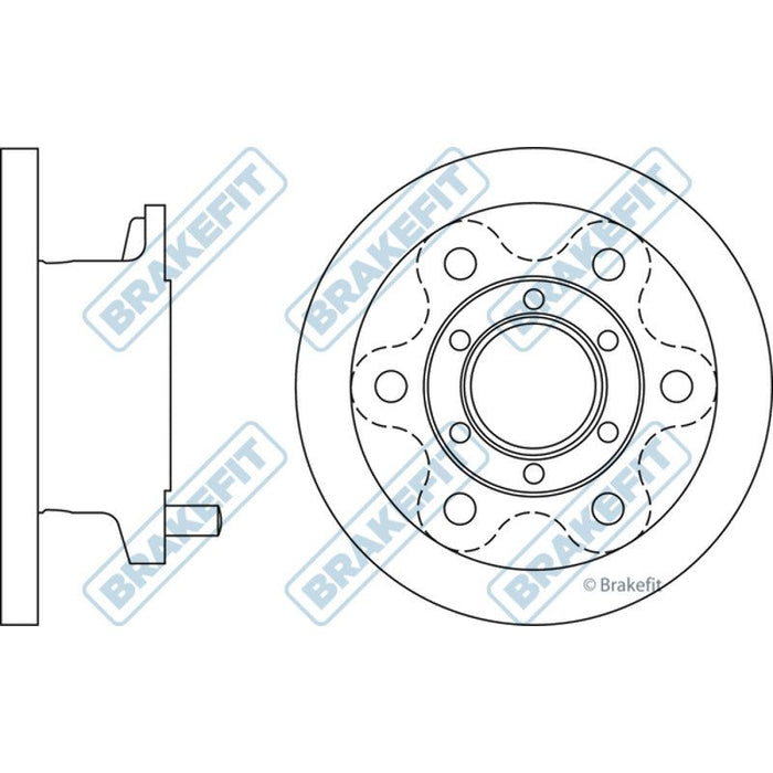 Apec Brake Disc Front Fits Iveco Daily Apec  - Town Parts