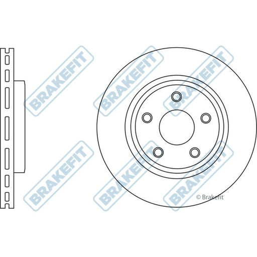 Apec Brake Disc Front Fits Jeep Cherokee Commander Apec  - Town Parts