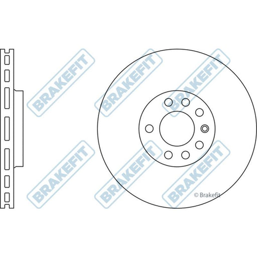 Apec Brake Disc Front Fits Opel Signum Vectra Saab 9-3 Vauxhall Apec  - Town Parts