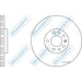 Apec Brake Disc Front Fits Opel Signum Vectra Saab 9-3 Vauxhall Apec  - Town Parts