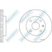 Apec Brake Disc Front Fits Chevrolet Lacetti Daewoo Nubira Apec  - Town Parts