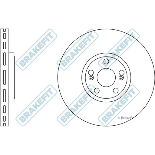 Apec Brake Disc Front Fits Renault Espace Vel Satis Apec  - Town Parts