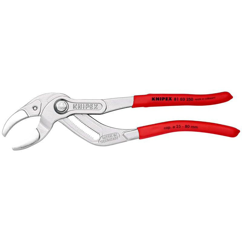KNIPEX Siphon and Connector Pliers 250mm, MPN 81 03 250 SB