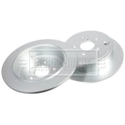 Borg & Beck 2 x Solid Rear Brake Discs BBD4756