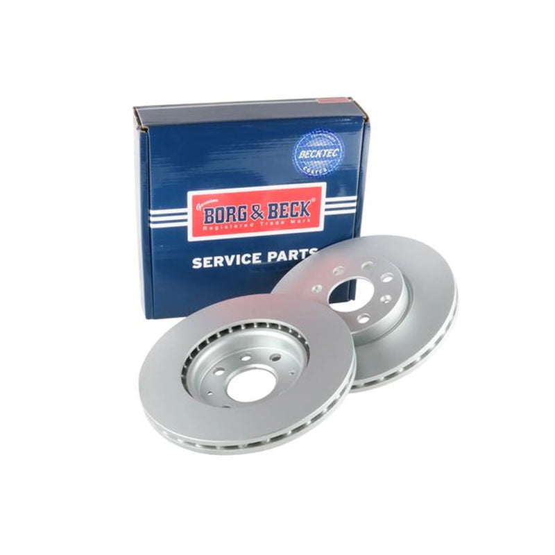 Borg & Beck 2 x Vented Front Brake Discs BBD4553