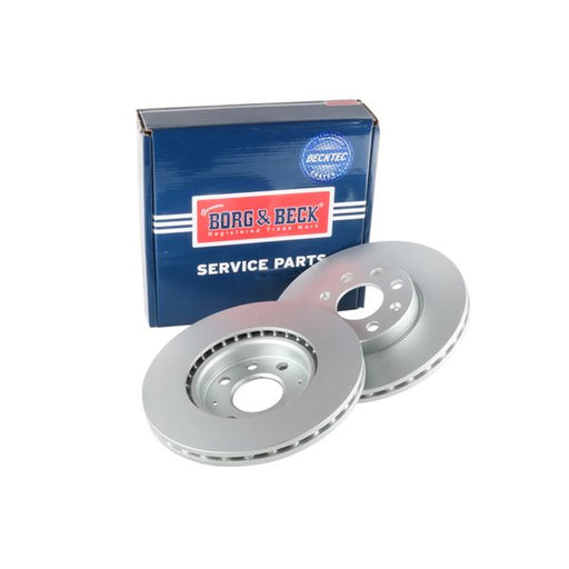 Borg & Beck 2 x Vented Front Brake Discs BBD4553
