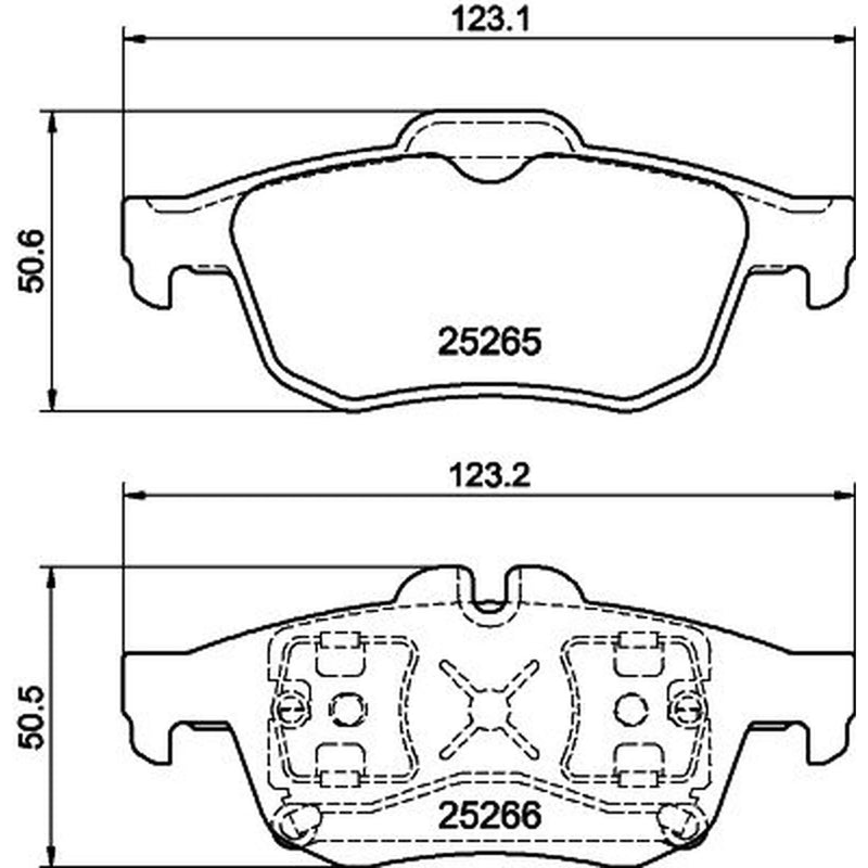 Mintex Rear Brake Pad Set MDB3210