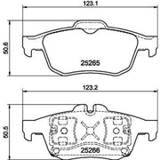 DON Rear Brake Pad Set PCP1985