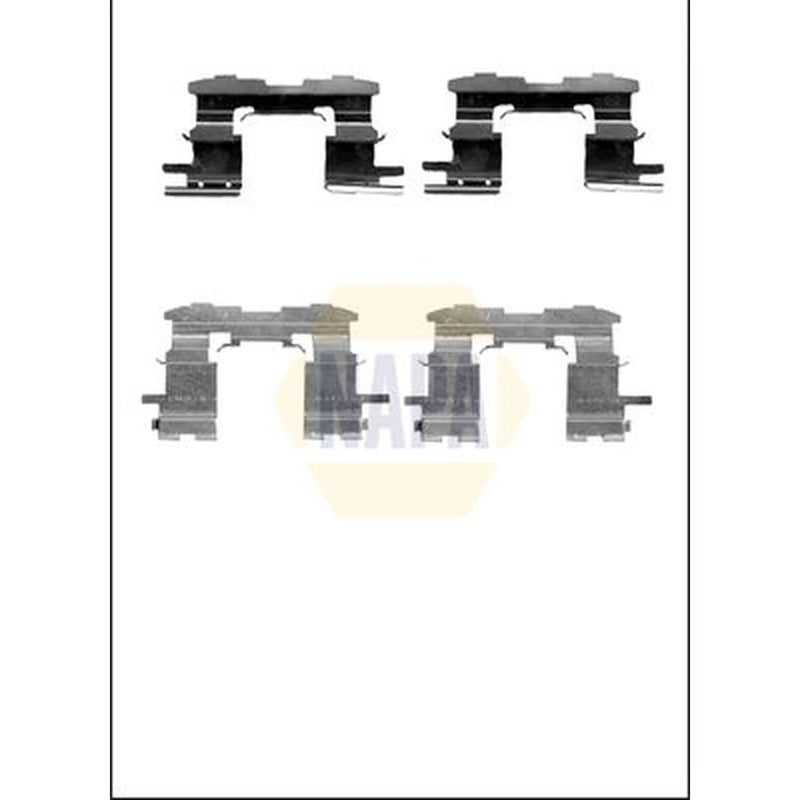 NAPA Brake Pad Accessory Fitting Kit Front NFK1052