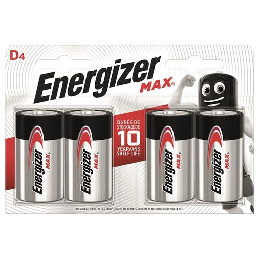 Energizer® Max Alkaline Battery D x 4 S15276 - S15276