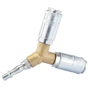 Draper Twin Standard Coupling 2 x Male Couplings 1 x Tailpiece