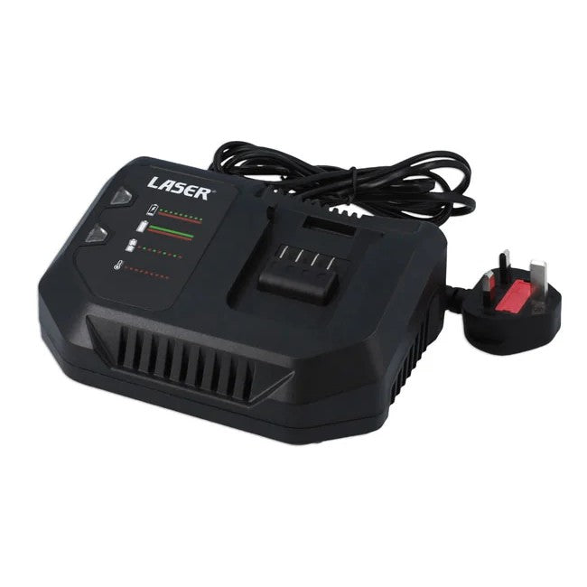 Laser Tools Battery Charger 230V Mains 4 amp with UK Plug - PL
