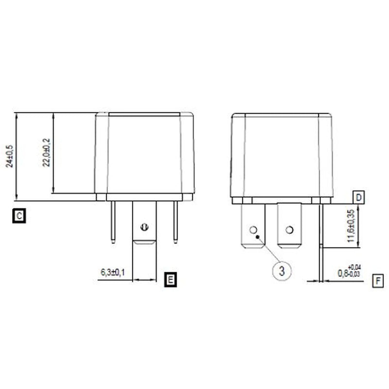 Bosch Main Power Relay 0 986 332 212
