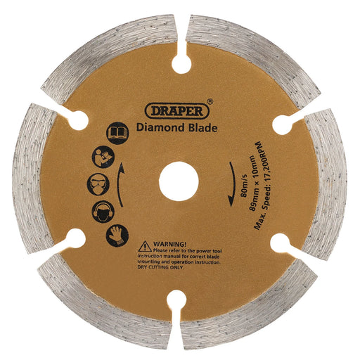 Draper Storm Force Diamond Blade 89mm for Mini Plunge Saw