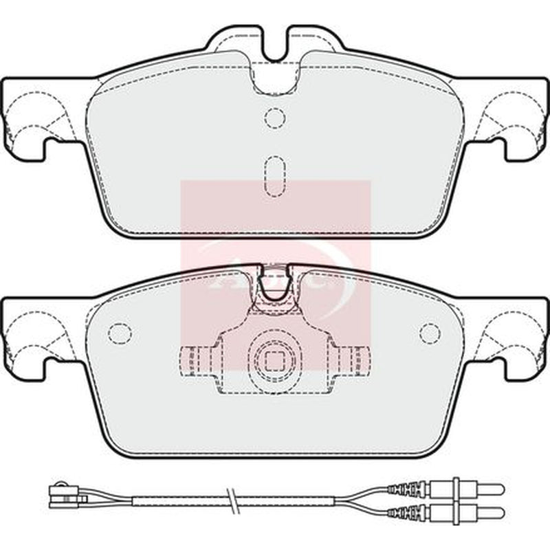 Apec Front Brake Pad Set PAD1806