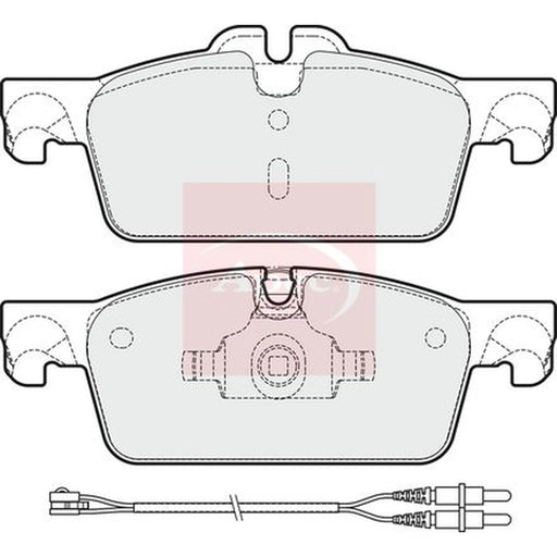 Apec Front Brake Pad Set PAD1806