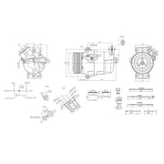 Hella Air Conditioning Compressor 8FK 366 200-761