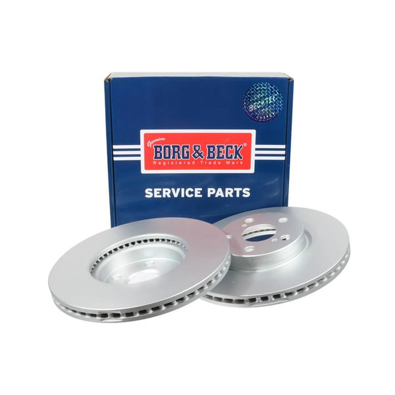 Borg & Beck 2 x Vented Front Brake Discs BBD4789