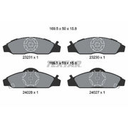Textar Front Brake Pad Set 2323101