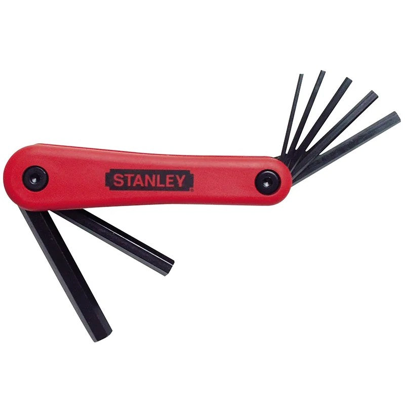 STANLEY® Hand Tools Metric Folding Hexagon Key Set, 7 Piece - 4-69-262